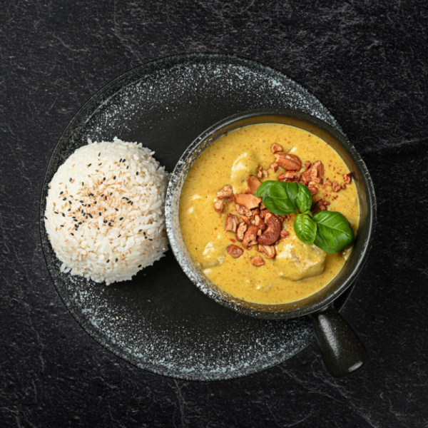 10. Boller i karry med ris